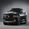 Iconic Arts Laminated 42x24 Poster: Chevrolet Camaro Black Concept 3 Wide view 1