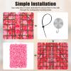 10 PCS Flower Wall Panel 24" x 16" Artificial Flowers Wall Decoration Decorative Hydrangea Flower Panels Walls for Home Party Wedding Christmas Festival Photo Backgdrop Decor (10 PCS, Pink) view 4