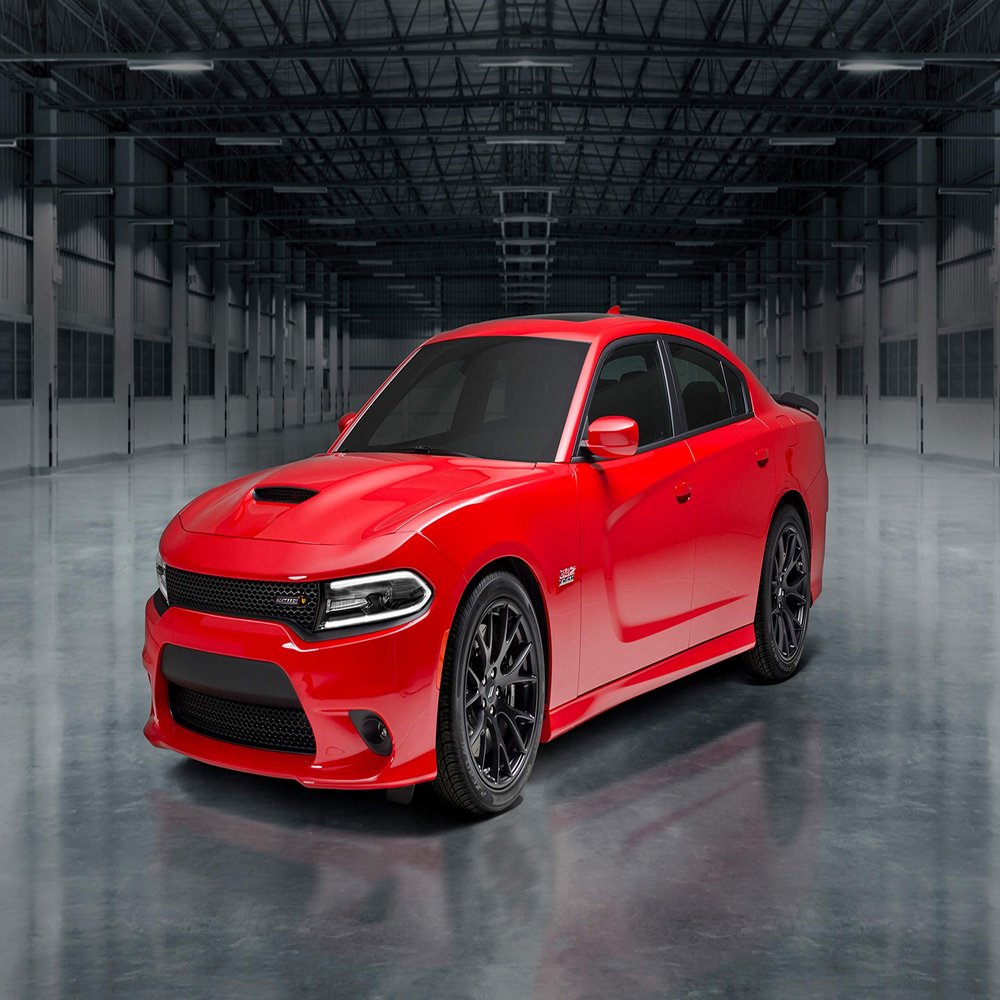 Iconic Arts Laminated 42x24 Poster: 2018 Dodge Charger Super scat Pack Wide