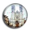 Fridge Magnet Chalon-sur-Saone France Glass Magnets for Refrigerator Souvenirs Cute Crystal Magnet Decor for Whiteboard Office Home Gift view 1