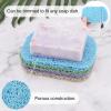 AHANDMAKER Soap Lift Pad, 16 Pcs 8 Colors Soap Saver Soap Dish Holder Accessory Drains Water, Circulates Air, Extends Soap Life for Bathroom, Kitchen, Office, Gym view 2