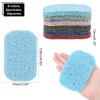 AHANDMAKER Soap Lift Pad, 16 Pcs 8 Colors Soap Saver Soap Dish Holder Accessory Drains Water, Circulates Air, Extends Soap Life for Bathroom, Kitchen, Office, Gym view 3