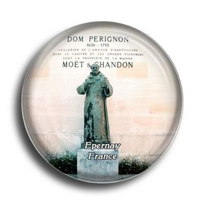 Fridge Magnet Epernay France Glass Magnets for Refrigerator Souvenirs Cute Crystal Magnet Decor for Whiteboard Office Home Gift