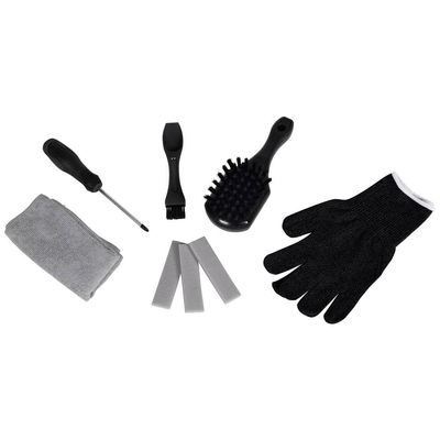Original Einhell Robot Lawn Mower Cleaning set (for cleaning + maintenance of all Einhell robot lawn mowers, scouring pad, spatula, brushes, screwdriver, microfiber cloth, gloves)