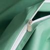 1 Piece Premium Duvet Cover with 4 Pillow 100% Pure Cotton 600 TC with Zipper & Corner Ties Soft, Silky Duvet Cover Set, Perfect Cover for Your Down Comforter (Emerald Green,Oversized King) view 4