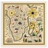 Antiguos Maps - Set of Five (5) Parisian Pictoral Maps of Africa (Afrique), Asia (Chine), America (Amerique), Europe and the World by Lucien Boucher circa 1931 - measures 24 inches x 24 inches (610 mm x 610 mm) view 4