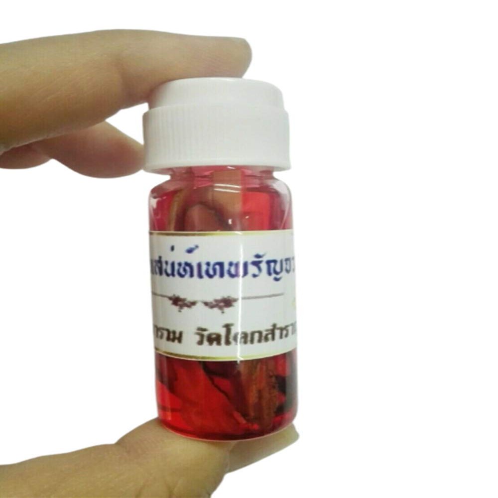 MiracleTH6395 Amulet Magic Hypnotic Spell Oil Thai Attraction Occult Charm Trade Love Business Money Wealth Luck Power Blessed by LP Ruam