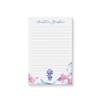Personalized Jellyfish Notepad, Sea Creatures Stationary Set, Custom Under the Sea Memopad Stationary Size 5.5 x 8.5 Inches, 50 Sheets view 1