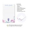 Personalized Jellyfish Notepad, Sea Creatures Stationary Set, Custom Under the Sea Memopad Stationary Size 5.5 x 8.5 Inches, 50 Sheets view 4