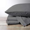 Split California King Egyptian Cotton Sheets Sets for Adjustable Bed 12-Inches Extra Deep Pocket- 1000-Thread-Count, 100% Egyptian Cotton 5-PC Sheet Set Soft Breathable Sateen Weave - Dark Grey view 1