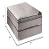 Dream Solutions USA DS USA Spinal Plush Twin PillowTop (Eurotop) Mattress Set, Bed Frame Included - Sleep System with Enhanced Cushion Support, Fully Assembled, Longlasting Comfort view 2