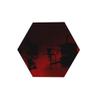 25 Pack Acrylic Mirror 3" Dark Red Hexagon .118" Thick No Adhesive Reflective Pieces Perfect for DIY Arts and Crafts School Projects Home or Office Decor Special Events by Marketing Holders view 3