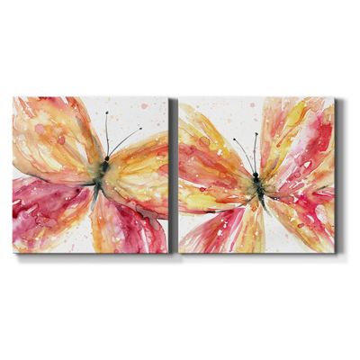 Renditions Gallery Butterfly Brook I Wall Art, Premium Gallery Wrapped Canvas Decor, Ready to Hang, 16 in H x 16 in W, Made in America Print