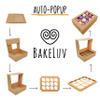 BAKELUV Brown 12 Cupcake Boxes, Cupcake Containers | 13x9.5x4, 25 Pack | 12 Cupcake Box Bulk, Cupcake Boxes 12 Count Carrier, Option to 14x10x4 Bakery Boxes with Window,  Sheet Cake Box 13x9 Inches view 4