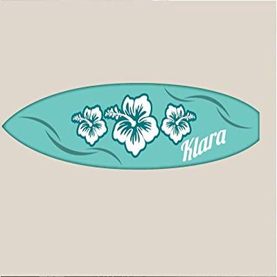 5' wall hanging surf board surfboard decor hawaiian beach surfing beach decor