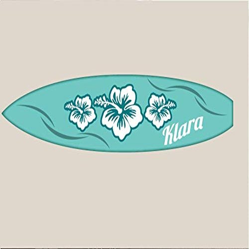 5' wall hanging surf board surfboard decor hawaiian beach surfing beach decor