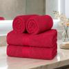 Ample Decor Hand Towel 18 X 28 Inch Pack of 4 600 GSM 100% Cotton, Soft Absorbent Thick Durable Premium Quality, for Hotel, Bathroom, Spa, Daily Use, Gym - Red view 2