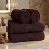 Ample Decor Hand Towel 18 X 28 Inch Pack of 4 600 GSM 100% Cotton, Soft Absorbent Thick Durable Premium Quality, for Hotel, Bathroom, Spa, Daily Use, Gym - Machine Washable - Brown view 2