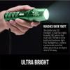 GORILLA GRIP Powerful LED Handheld Tactical Flashlight, 2 Pack, Green view 3