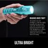 GORILLA GRIP Powerful LED Handheld Tactical Flashlight, 2 Pack Turquoise view 3