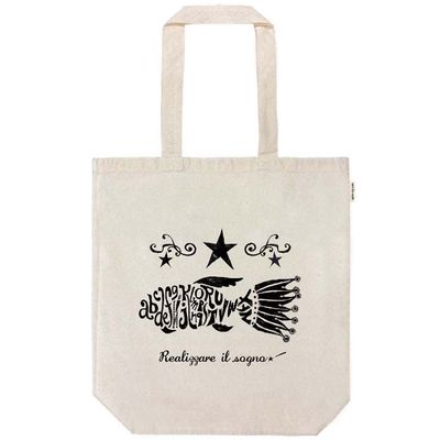 PRAIRIE DOG () Large alphabet fish Tote Bag, Organic Cotton, Lightweight, Eco Bag, Washable, Gift