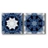 Renditions Gallery Indigo Kaleidoscope I Wall Art, Premium Gallery Wrapped Canvas Decor, Ready to Hang, 16 in H x 16 in W, Made in America Print view 1