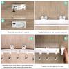Jetec 26 Feet/ 8 Meters Flexible Bendable Ceiling Curtain Track, Mount for Rail with Curtain Tracks System Bunk Bed Window, Room Divider, Door, Shower, Rv(White) view 3