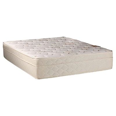 Dream Solutions USA DS USA Beverly Hills Firm Foam Encased Pillowtop Twin Mattress Only with Mattress Cover Protector Included - Fully Assembled, Innerspring coils, Orthopedic