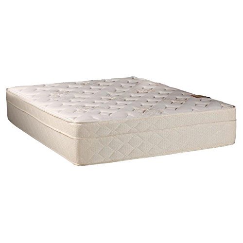 Dream Solutions USA DS USA Beverly Hills Firm Foam Encased Pillowtop Twin Mattress Only with Mattress Cover Protector Included - Fully Assembled, Innerspring coils, Orthopedic