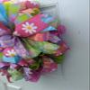 Easter Themed Mesh Wreath view 4