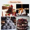 10Pcs Chocolate Dipping Tool Candy Dipping Forks Fondue Forks Chocolate Dipping Set Baking Supplies Cooking Decoration Spoon DIY Art, for Handmade Chocolates, Pralines and Truffles view 3