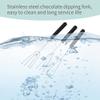 10Pcs Chocolate Dipping Tool Candy Dipping Forks Fondue Forks Chocolate Dipping Set Baking Supplies Cooking Decoration Spoon DIY Art, for Handmade Chocolates, Pralines and Truffles view 4