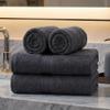 Ample Decor Hand Towel 18 X 28 Inch 600 GSM 100% Cotton, Soft Absorbent - 4 Pcs Gray view 2