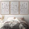 SIGNWIN 3 Piece Framed Canvas Wall Art Flower Canvas Prints Home Artwork Decoration for Living Room,Bedroom - 16"x24"x3 Panels view 2