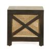 Christopher Knight Home Colstrip Handcrafted Ottoman Stool - Mango Wood - Natural and Walnut view 4