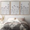 SIGNWIN 3 Piece Framed Canvas Wall Art Flower Canvas Prints Home Artwork Decoration for Living Room,Bedroom - 16"x24"x3 Panels view 2
