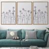 SIGNWIN 3 Piece Framed Canvas Wall Art Flower Canvas Prints Home Artwork Decoration for Living Room,Bedroom - 16"x24"x3 Panels view 3