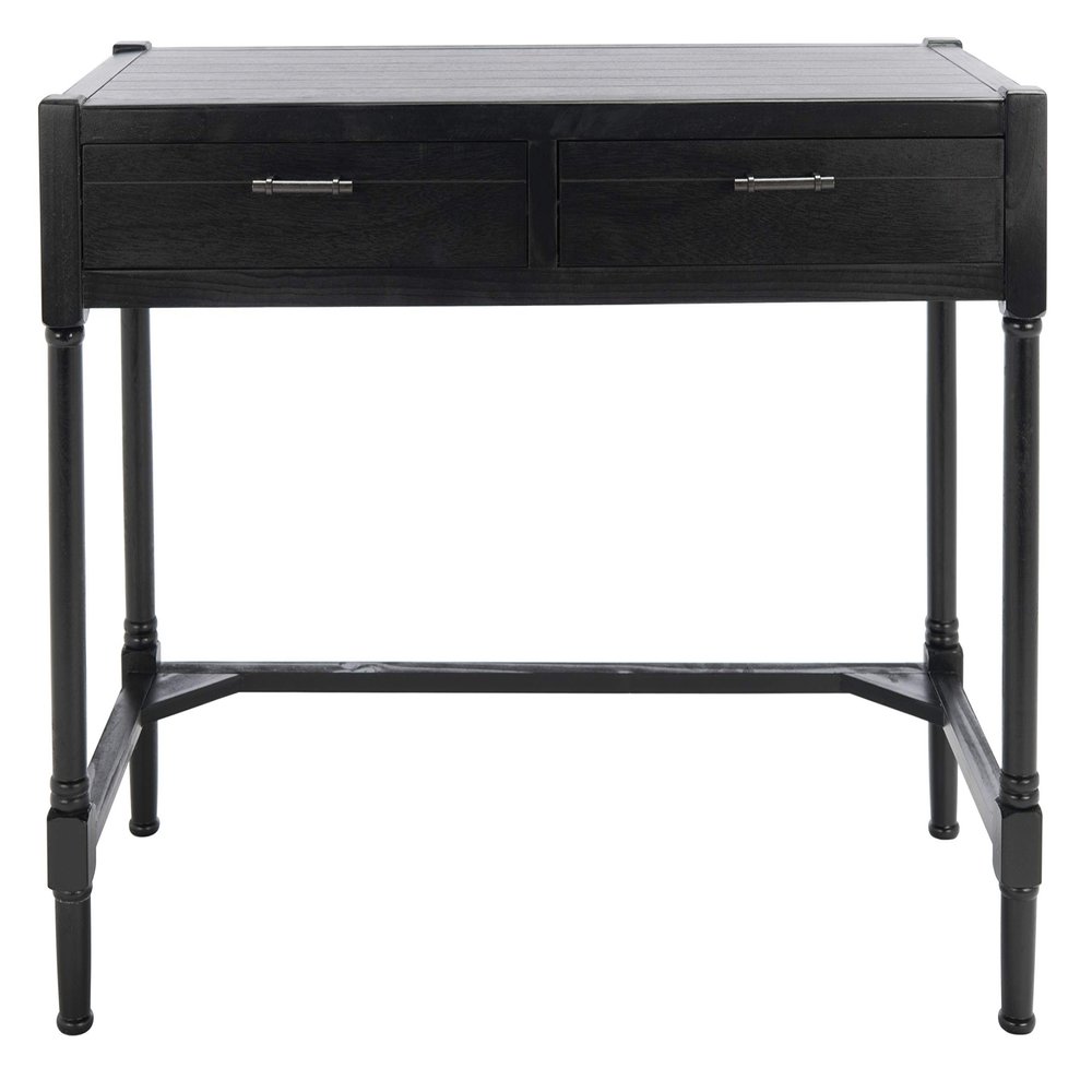 Safavieh Home Collection Filbert Black 2-Drawer Writing Desk DSK5701B