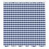 Ambesonne Checkered Shower Curtain, Monochrome Gingham Checks Classical Country Culture Old Fashioned Grid Design, Cloth Fabric Bathroom Decor Set with Hooks, 69" W x 70" L, Night Blue view 2