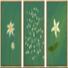 SIGNWIN 3 Piece Framed Canvas Wall Art Flower Canvas Prints Home Artwork Decoration for Living Room,Bedroom - 16"x24"x3 Panels view 1