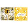 Bee Inspired Cocktail Napkins 3-ply, 40 count - Barware Beverage Serviettes Party Supplies - Bumblebee Haven view 1