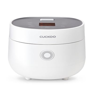CUCKOO Micom Rice Cooker 6-Cup Uncooked / 12-Cup Cooked with Nonstick Inner Pot, Versatile Rice Maker with 9 Menu Options, Fuzzy Logic Technology, Auto Clean, Quick Rice Mode, White (CR-0675FW)
