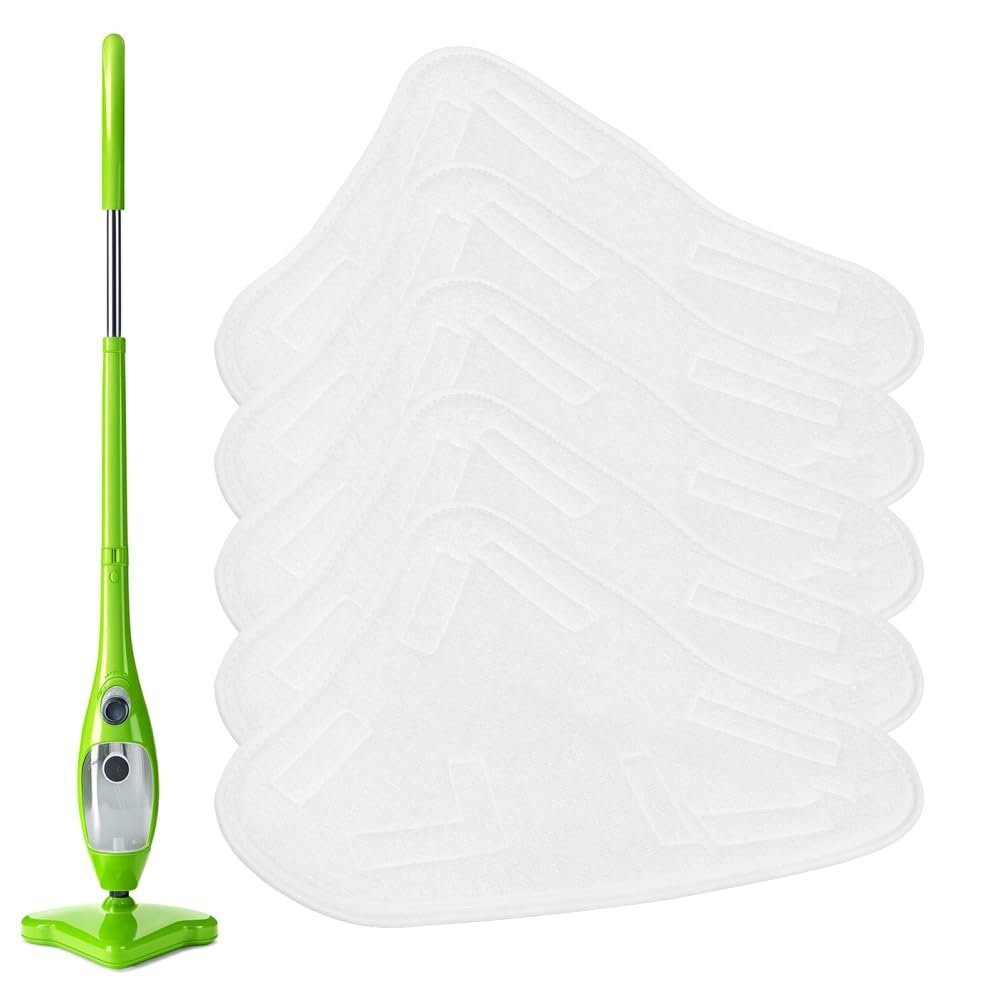 Replacement Microfiber Steam Mop Pads Compatible for H2O X5 Steam Mops x5
