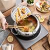 KOMONG Deep Fryer Pot (F), Japanese Tempura Small Deep Frying Pot with Fahrenheit Thermometer, 304 Stainless Steel Deep Fryer with Oil Draining Rack for Tempura chips, Fries, Fish, and Chicken view 2