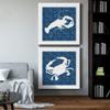 Renditions Gallery Sea Patterner Lobster Wall Art, Premium Gallery Wrapped Canvas Decor, Ready to Hang, 16 in H x 16 in W, Made in America Print view 4