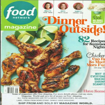 FOOD NETWORK MAGAZINE, DINNER OUTSIDE ! SEPTEMBER, 2020 VOL. 13 NO. 07