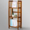 3-Shelf Folding Bookcase 14" Wide-Honey Oak view 4