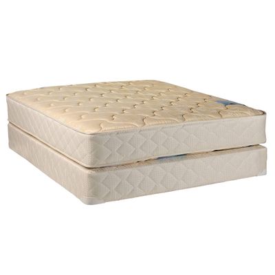 Dream Solutions USA DS USA Chiro Premier Gentle Firm (Beige) Full Size Mattress and Box Spring Set - Orthopedic, Fully Assembled, Good for Your Back, Long Lasting and 2 Sided