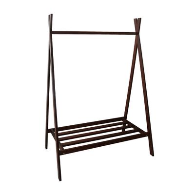 Casual Home Teepee Coat Rack with Shelf - Truffle Brown