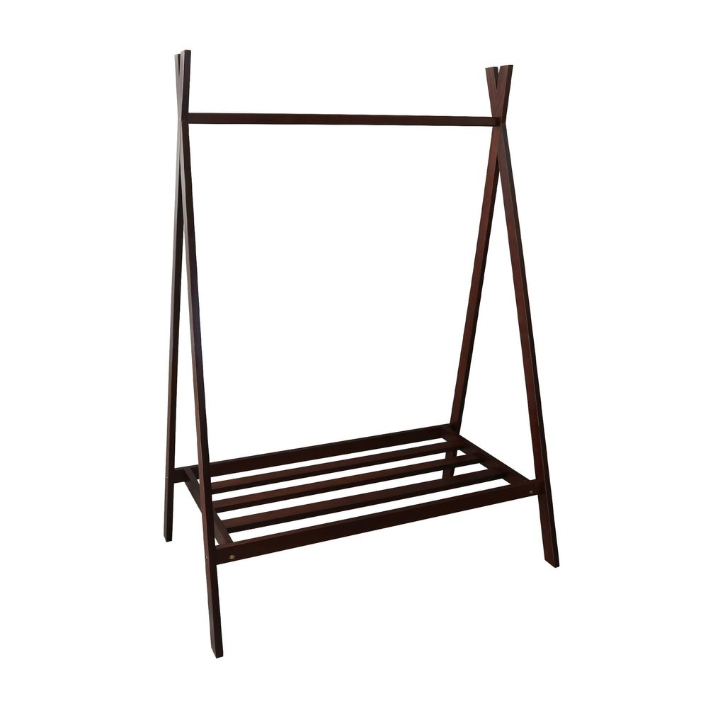 Casual Home Teepee Coat Rack with Shelf - Truffle Brown